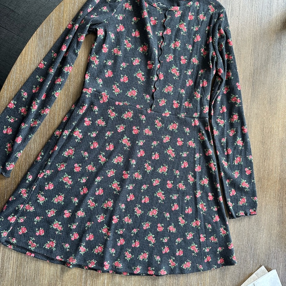 Floral Long Sleeve Dress